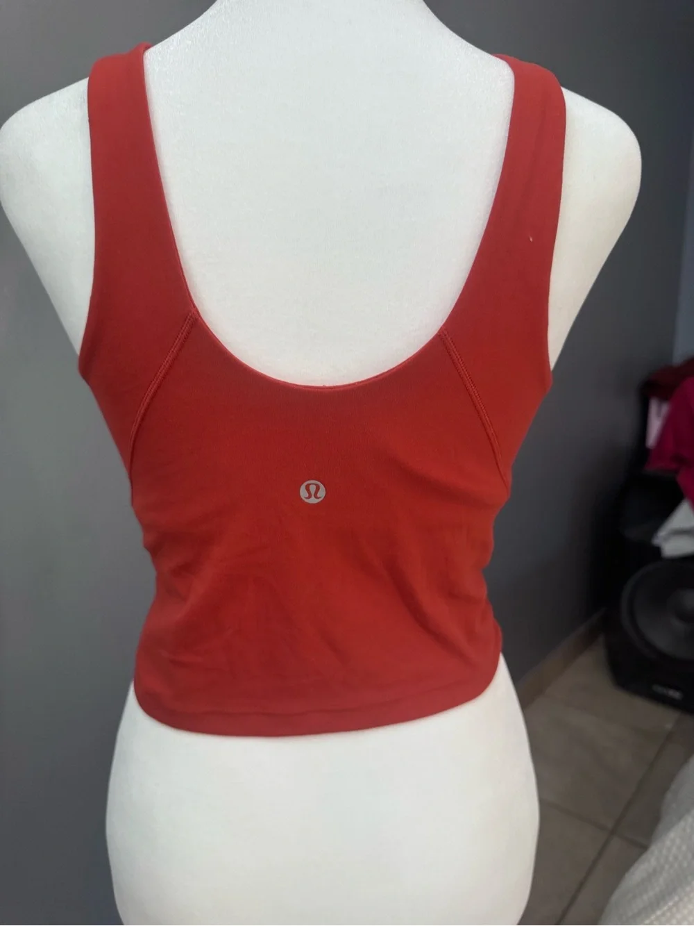 lululemon athletica orange 🍊 Cropped Tank Top